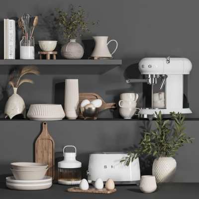 厨房用品3D模型下载